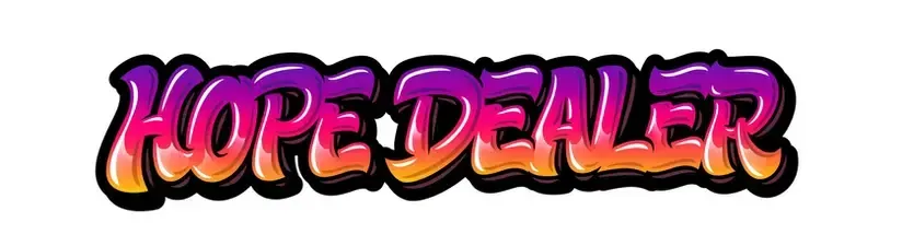 HOPE DEALER graffiti mark